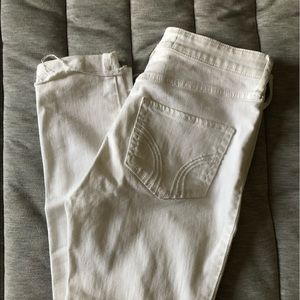 White hollister jeans